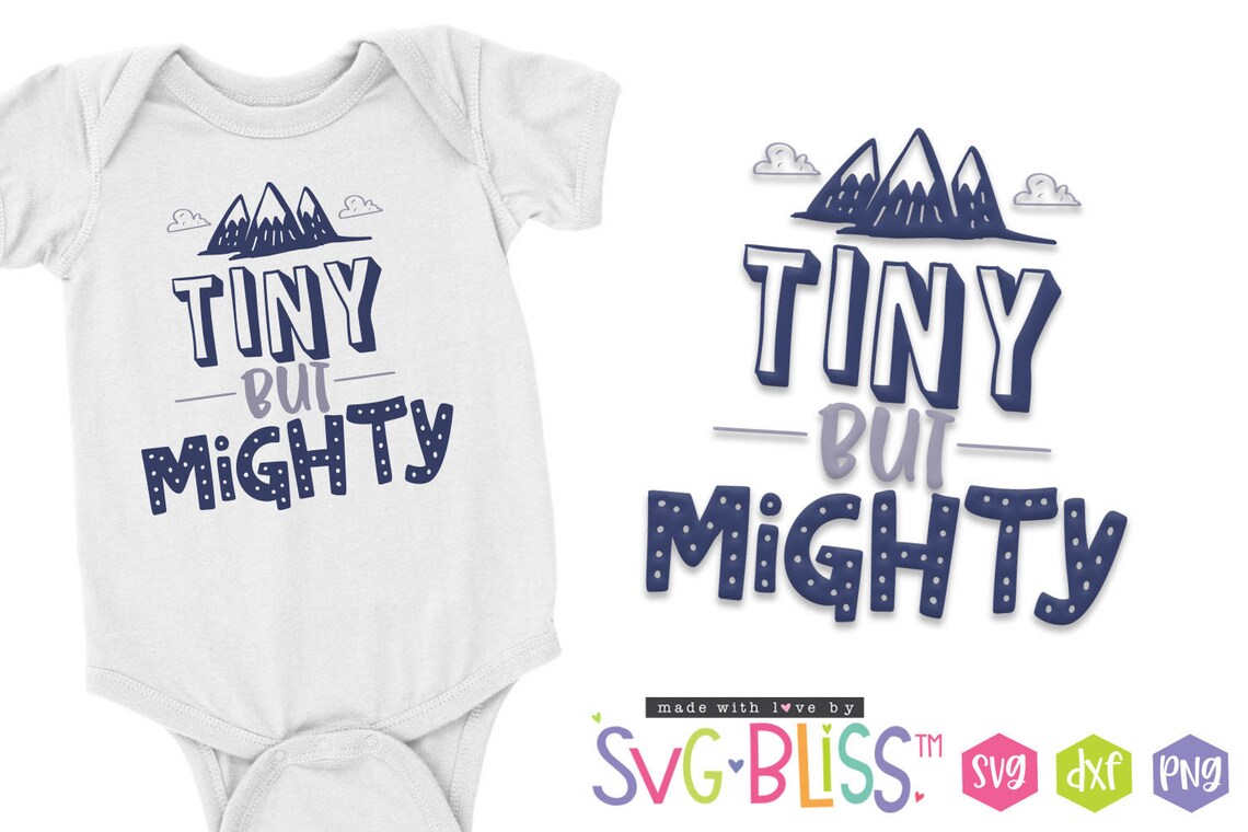 Tiny but Mighty SVG NICU Preemie Baby SVG Cut File - Etsy Canada