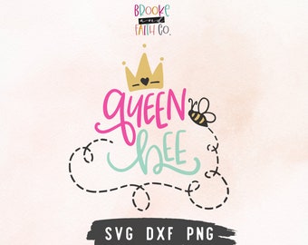 Queen Bee SVG Cut File - Bumble Bee SVG