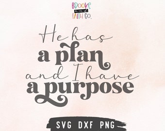 Jeremiah 29:11 Bible Verse SVG | Christian SVG | God Has a Plan & a Purpose