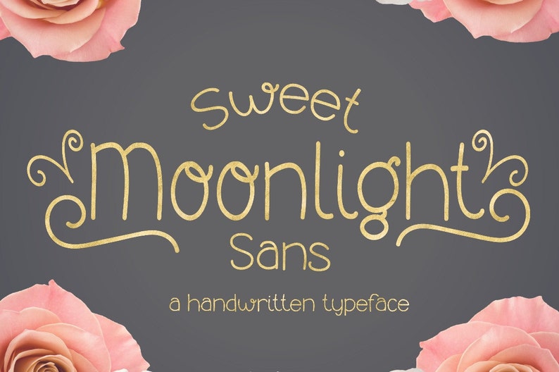 Digital Font Download Handwritten Font for Commercial Use Etsy