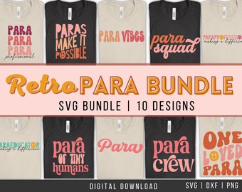 School Para SVG Bundle | Special Ed Para SVG for Cricut & Silhouette