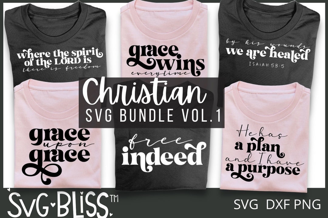 Christian SVG Bundle | Christian Faith T-shirt Design Digital Download ...