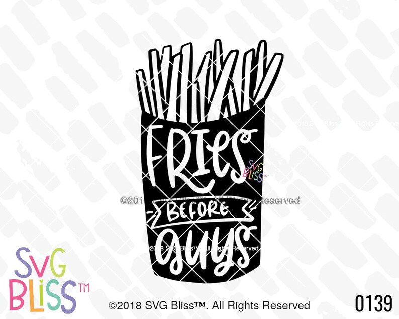 Download Fries Before Guys SVG DXF Cut File for Cricut or ...