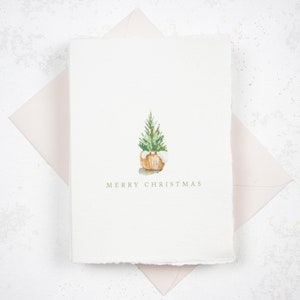 Christmas Tree Blank Cards with Envelopes | Holiday Card Packs | Christmas Cards | Holiday Greeting Cards | Custom Green Holiday Cards