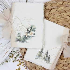 Adventure Vow Book | Custom Vow Books | Elopement Vow Book Set | Set of 2 | Wedding Vow Books |  Wedding Gifts | Bridal Shower GIft