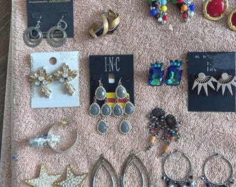 Large 64 Piece Vintage to Now Earring Lot Clip Screw Post Wire