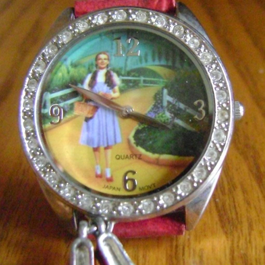 Vintage Wizard of Oz Watch Judy Garland as Dorothy / Ruby  display picture 1