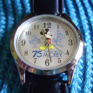 75 Years With Mickey Watch / Collectible / Mint Condition