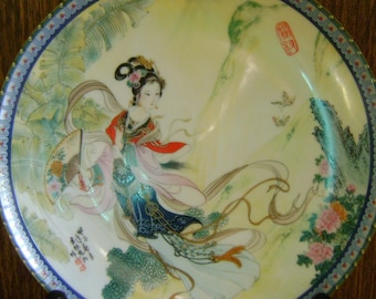 Beauties of the Red Mansion Porcelain Plate series # 1 / Bradford Exchange / Display / Asian Decor / Mint condtion /  collectible / Birthday