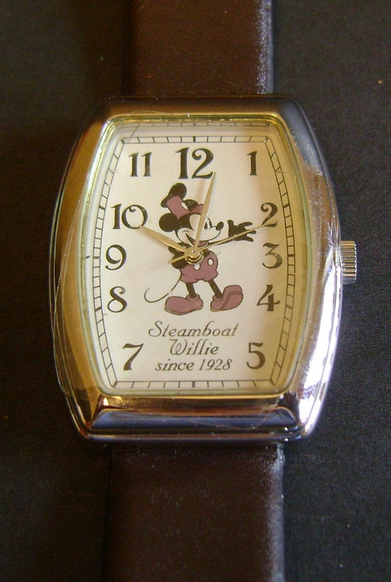 Vintage Steamboat Willie Watch / collectible / sin