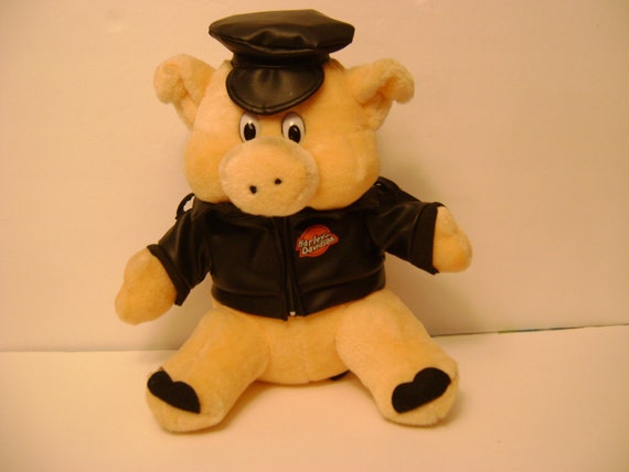 harley davidson pig stuffed animal