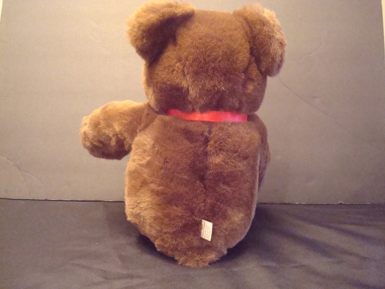 Gund Velvety Teddy Bear Dark Brown Made in China Etsy
