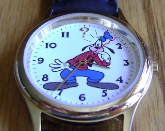 Vintage Pedre Goofy watch "Huh, I Don't Know" / Hard to Find / collectible / Birthday gift / Father's day / Mint