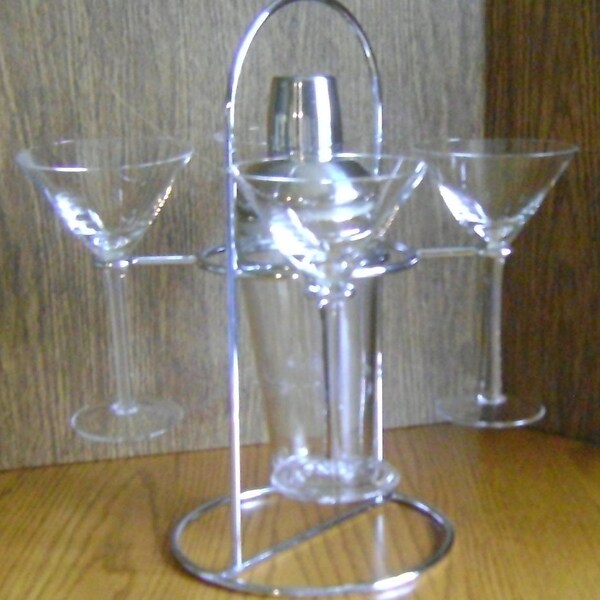 Vintage Martini Glass Holder Etsy