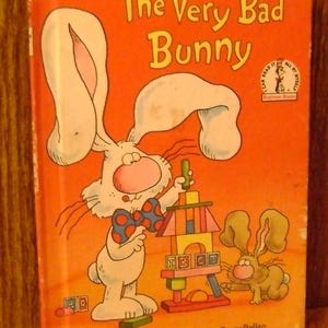 El libro del conejito muy malo de Marilyn Sadler / libro infantil vintage / libro de cuentos de conejitos / libro infantil / libro vintage / 1984 / regalo de Pascua