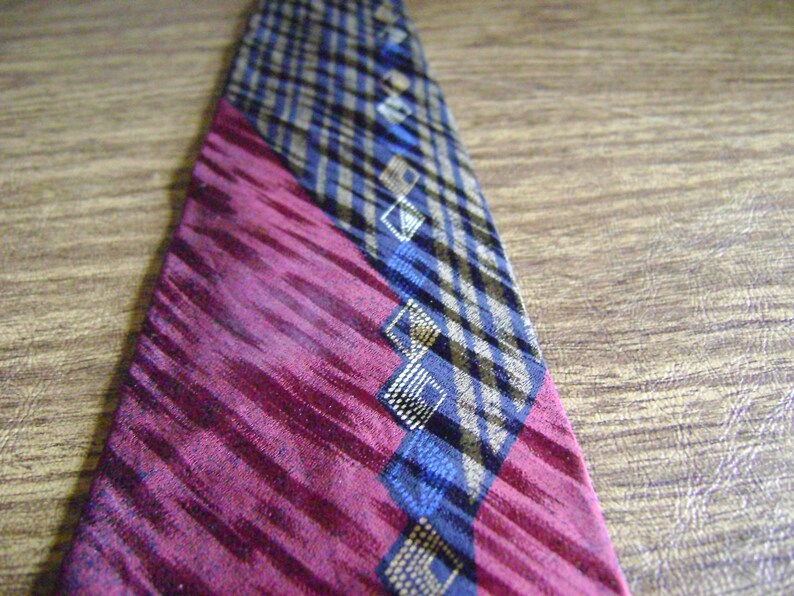 Conti di Milano silk tie Designer men/'s silk tie silk tie from Italy Italian designer tie Vintage silk tie