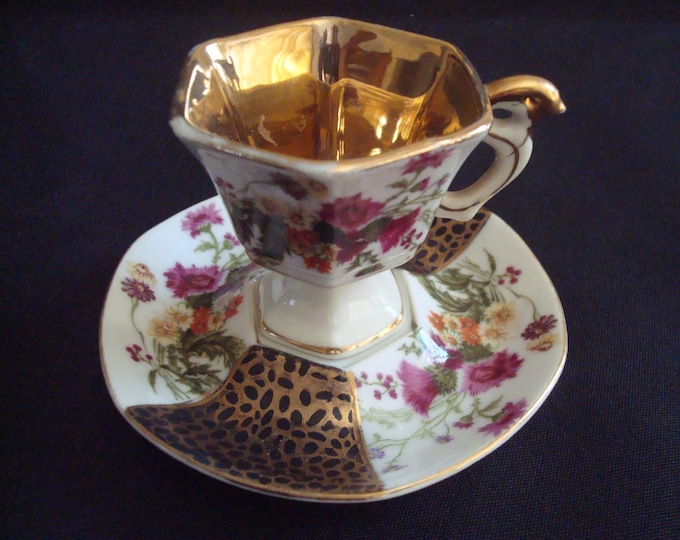 Royal Halsey Very Fine China Cup and Saucer Etsy
