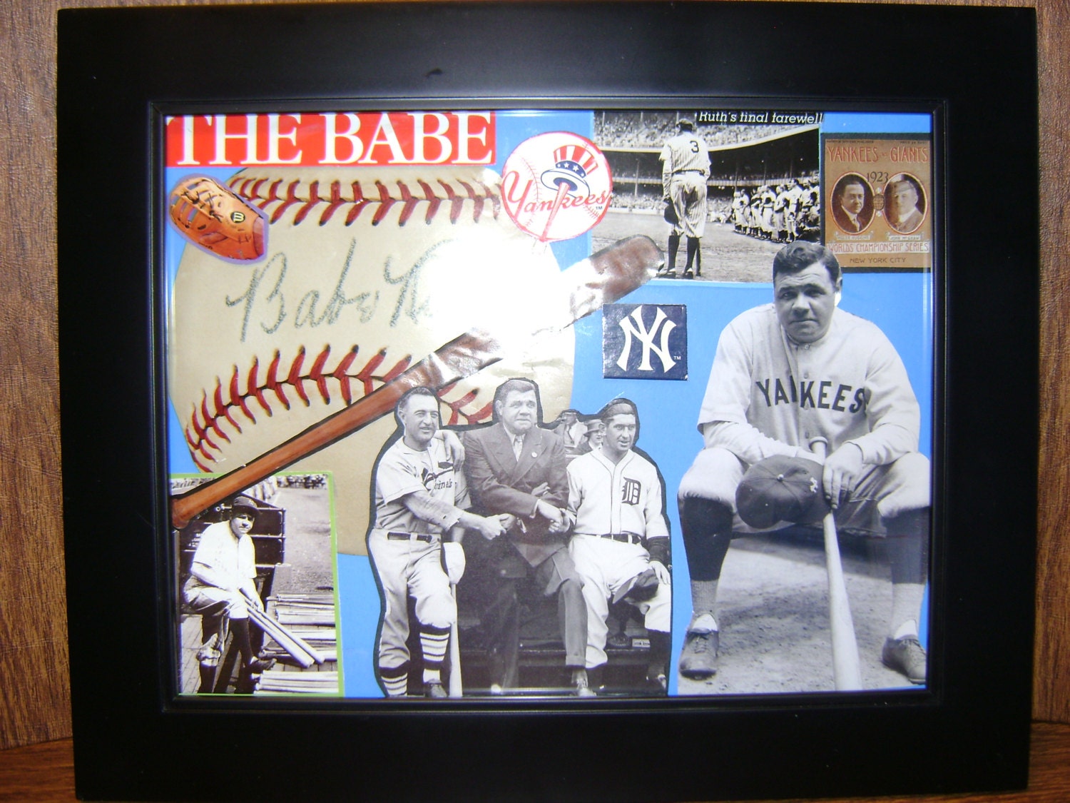 Babe Ruth Collage/ Collectible /nostalgic/career/ Photos/mixed | Etsy