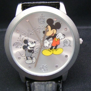 Vintage Disney  Mickey Mouse Through the Years watch / Small Face / Never Worn / Christmas / Timepiece / Birthday
