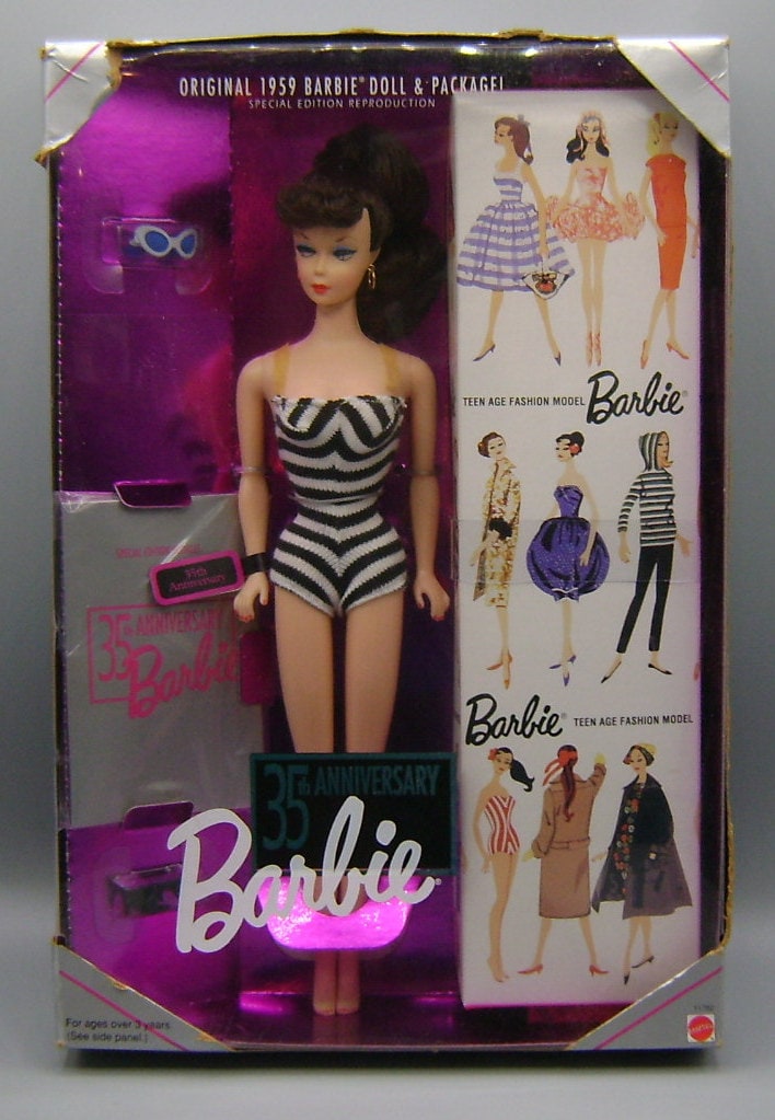 Original 1959 barbie online doll and package