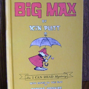 Vintage book Big Max by Kin Platt / Hardcover / 1965 / easy Read Mystery / Collectible / child&#39;s Library / Birthday gift / Christmas gift
