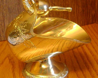 Vintage silverpläterad sockerkopp med skopa / Godisfat / 1980-tal / Födelsedagspresent / Mors dag / dekorativ / display