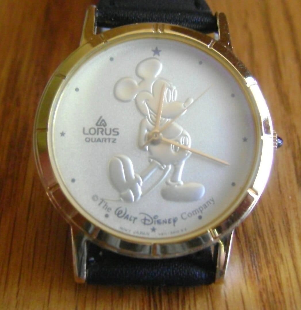 2 Montres Lorus Mickey Mouse Bracelets Noirs - Occasion, Livraison Gratuite USA