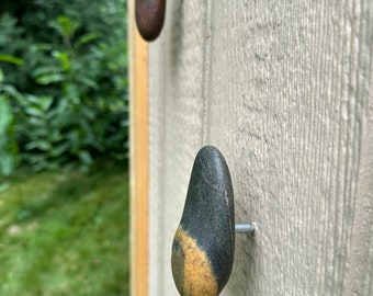 Ganci da roccia, ganci da avvitare in pietra naturale, porta asciugamani da bordo piscina