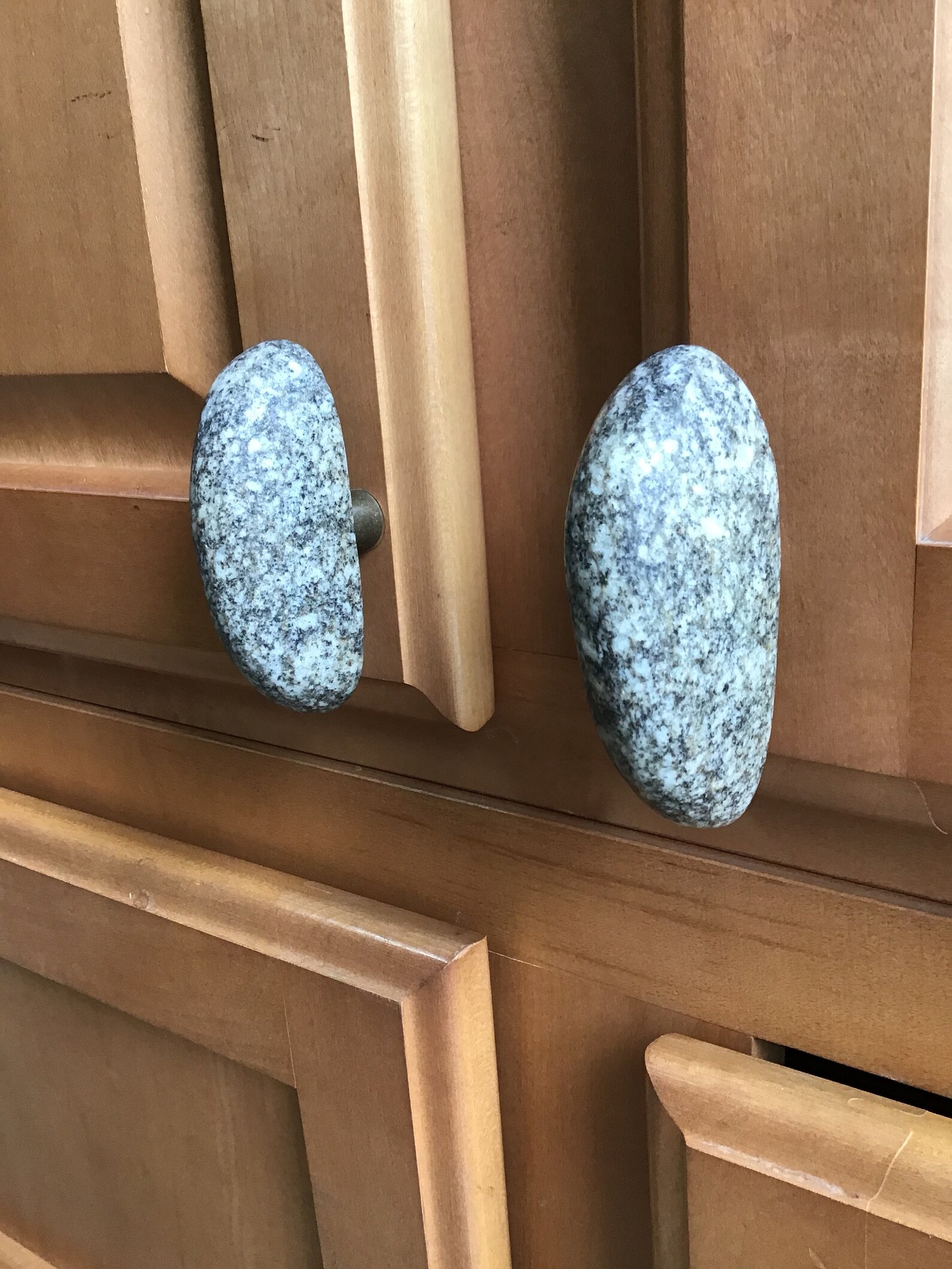 Granite Knobs Michigan Made Rock Knobs Knobs Great Etsy