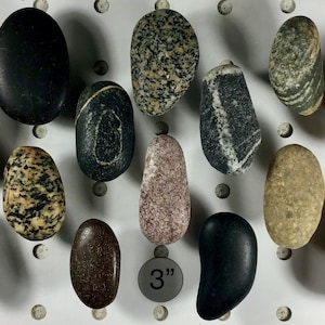 Large Rock Knob/Hook, made in USA, Michigan stone, bifold door knob