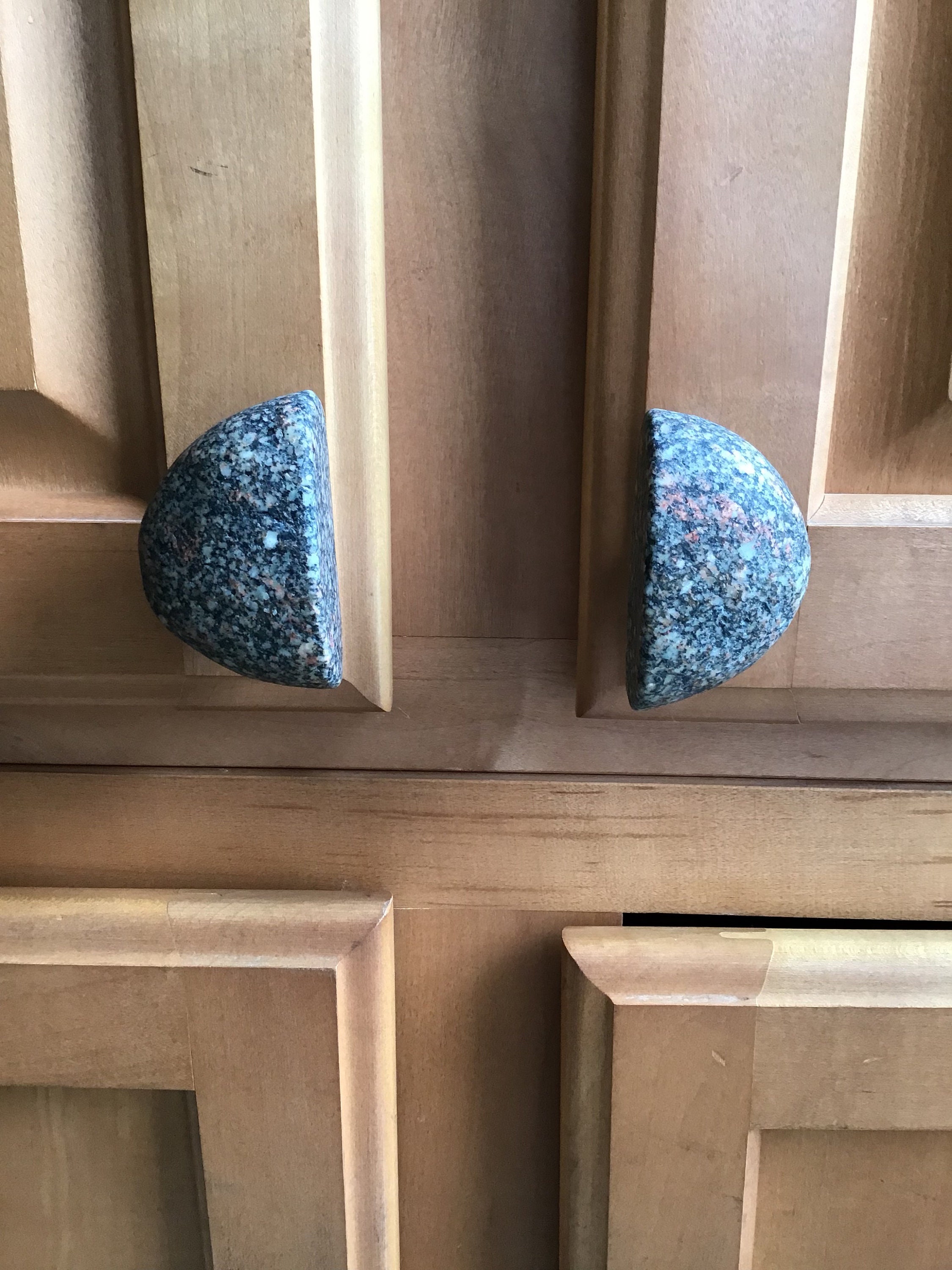 Granite Knobs Michigan Made Rock Knobs Knobs Great Etsy