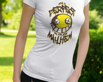 Perfect Day For Mayhem - Womens Ringspun T-Shirt