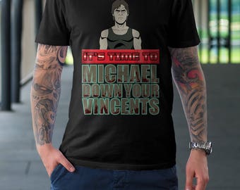 Michael Down Your Vincents - Mens T-Shirt