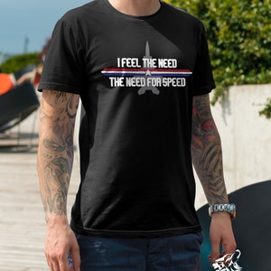 Top Gun Movie Quote I Feel The Need The Need For Speed Men's Raglan T  Shirt