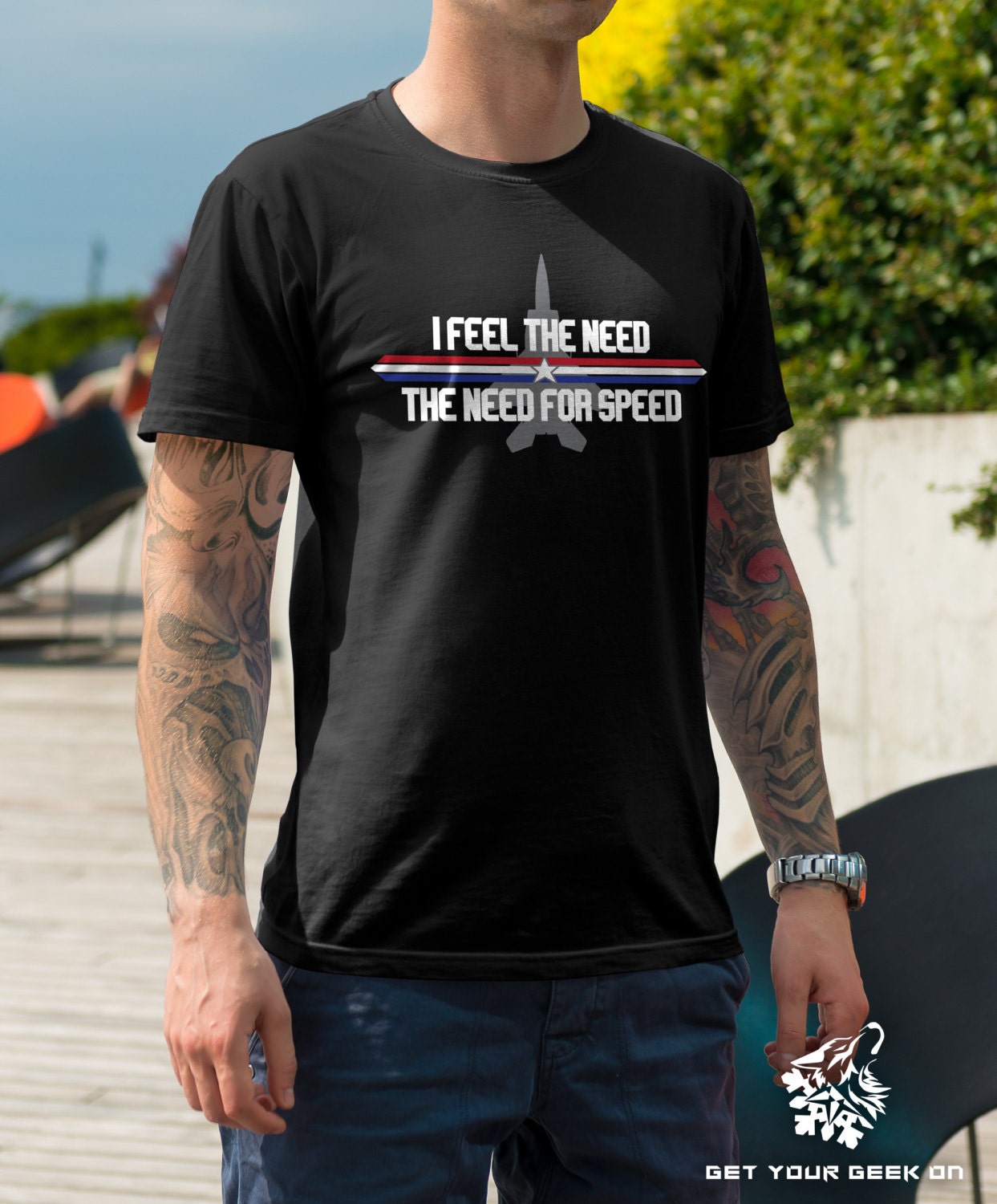 I Feel the Need for Speed Mens T-shirt 