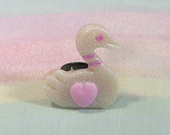 Fairy Kei Ring, Yume Kawaii Ring, Dreamy Ring, Sweet Lolita Ring, Swan Ring, Fairy Tale Ring, Larme Kei Ring, Pop Kei Ring, Duck Ring