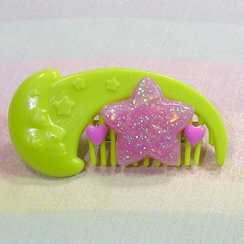 Pop Kei Hair Clip Decora Hair Clip Doll Comb Hair Clip 80s Etsy