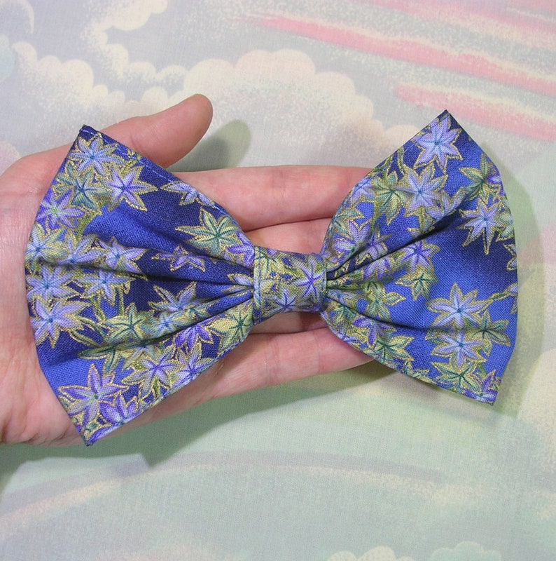 Kimono Hair Bow Japanese Hair Bow Floral Hair Bow Harajuku Etsy