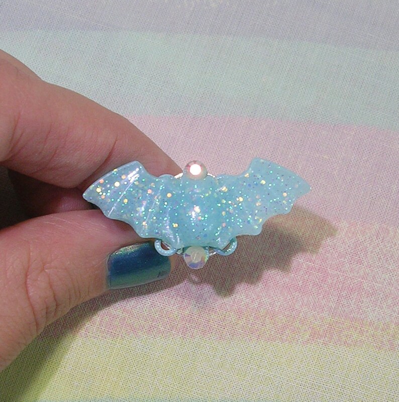 Pastel Goth Ring Creepy Cute Ring Pastel Bat Ring Kawaii Etsy