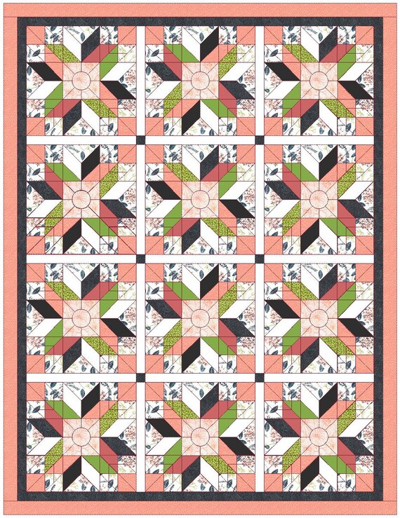 Merry Kite Quilt Pattern Etsy