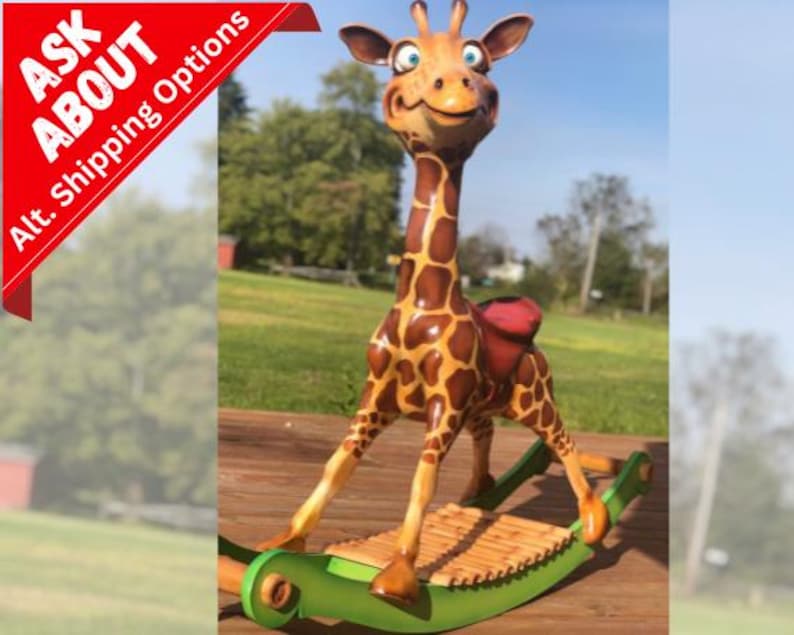 Whimsical Rocking Giraffe - Etsy