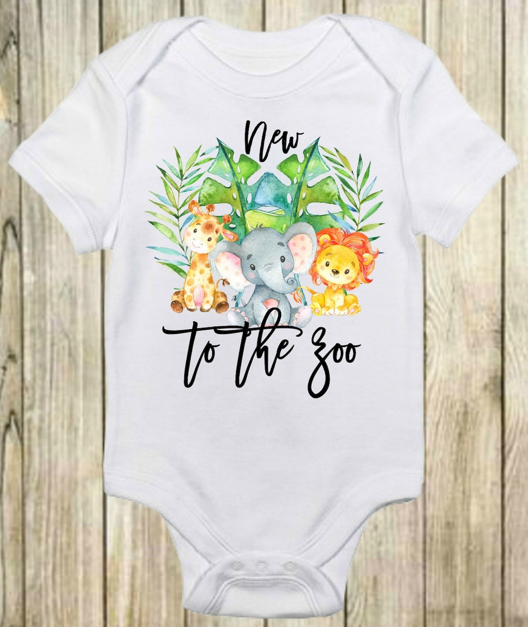 Zoo Onesie®, Zoo Baby Shower Gift, Unisex Baby Clothes, Boho Baby Clothes, Zoo Baby Clothes