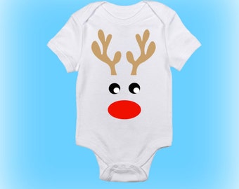 Reindeer Onesie® - Christmas Onesie - Cute Christmas Onesie - Christmas Bodysuit - Christmas Clothing - Baby Girl - Baby Boy - Baby Clothing