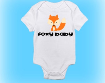 Fox Baby Onesie®- Unique Baby Shower Gift - Baby Shower Gift-Foxy Baby Onesie-Baby Girl Clothes-Baby Boy Clothes - Baby Onesie-New Baby Gift