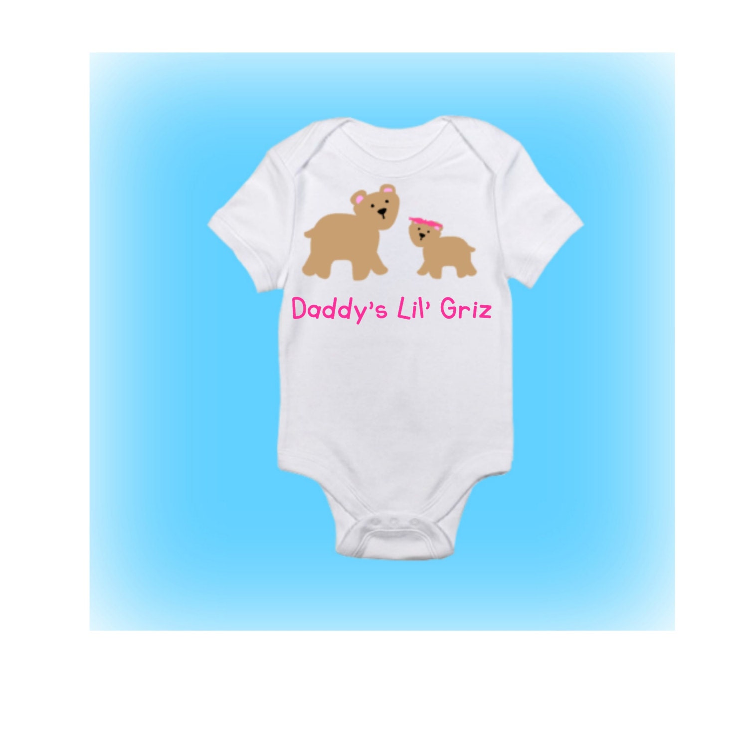 Baby Bear Baby Onesie®- Unique Baby Shower Gift - Shower Gift-Bear Onesie®-Baby Girl Clothes - Baby Boy Clothes - Baby Clothes-New Baby Gift