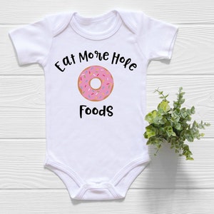 Embroidered I Donut Care Onesie\u00ae-Embroidered Hipster Baby Clothes-Funny Baby Bodysuit