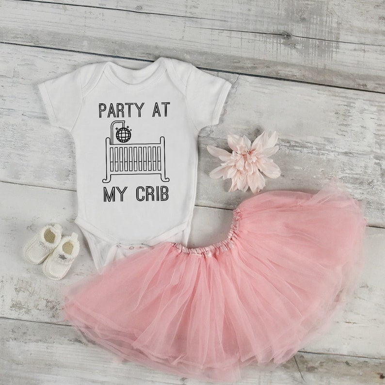 Party at My Crib Onesie Party at My Crib BYOB Onesie Funny Etsy