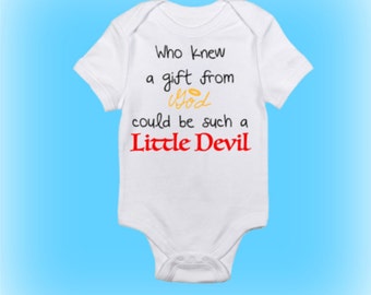 Little Devil Baby Onesie® - Unique Baby Shower Gift - Shower Gift - Little Devil Onesie - Baby Boy Clothes - Baby Girl Clothes - Baby Onesie