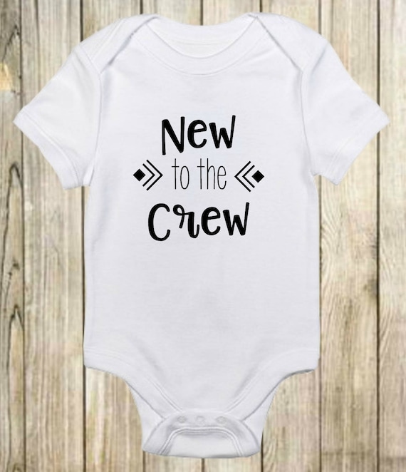 new to the crew onesie