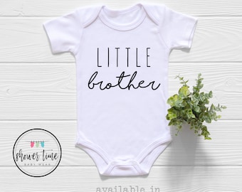 Little Brother Onesie®-Little Brother Baby Onesie®-Little Brother Baby Gift-Little Brother Announcement-Little Brother Coming Home Outfit